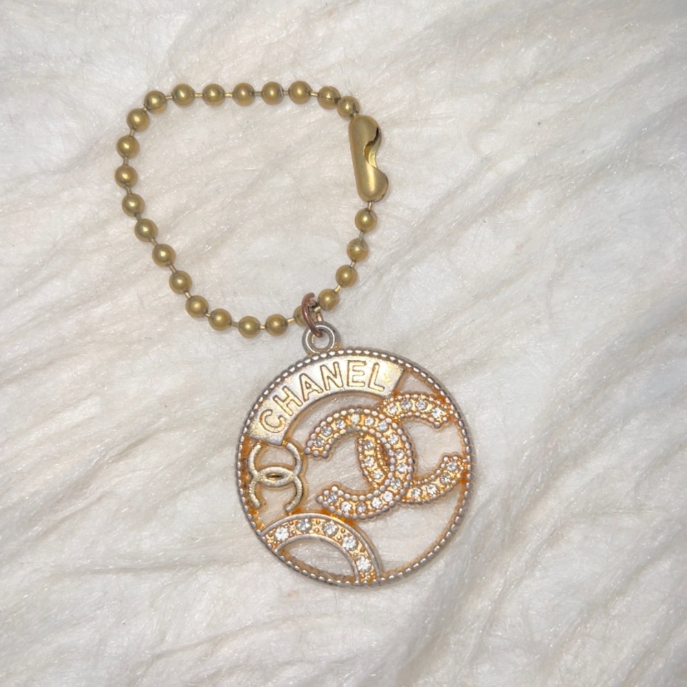 Vintage Chanel Ball Chain Keychain